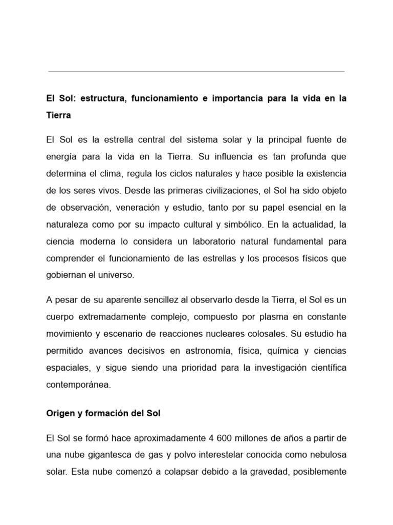 El Sol | PDF | Dom | Estrellas