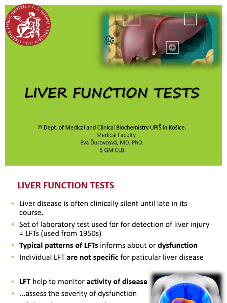 07 Liver Tunction Tests | PDF | Cirrhosis | Liver