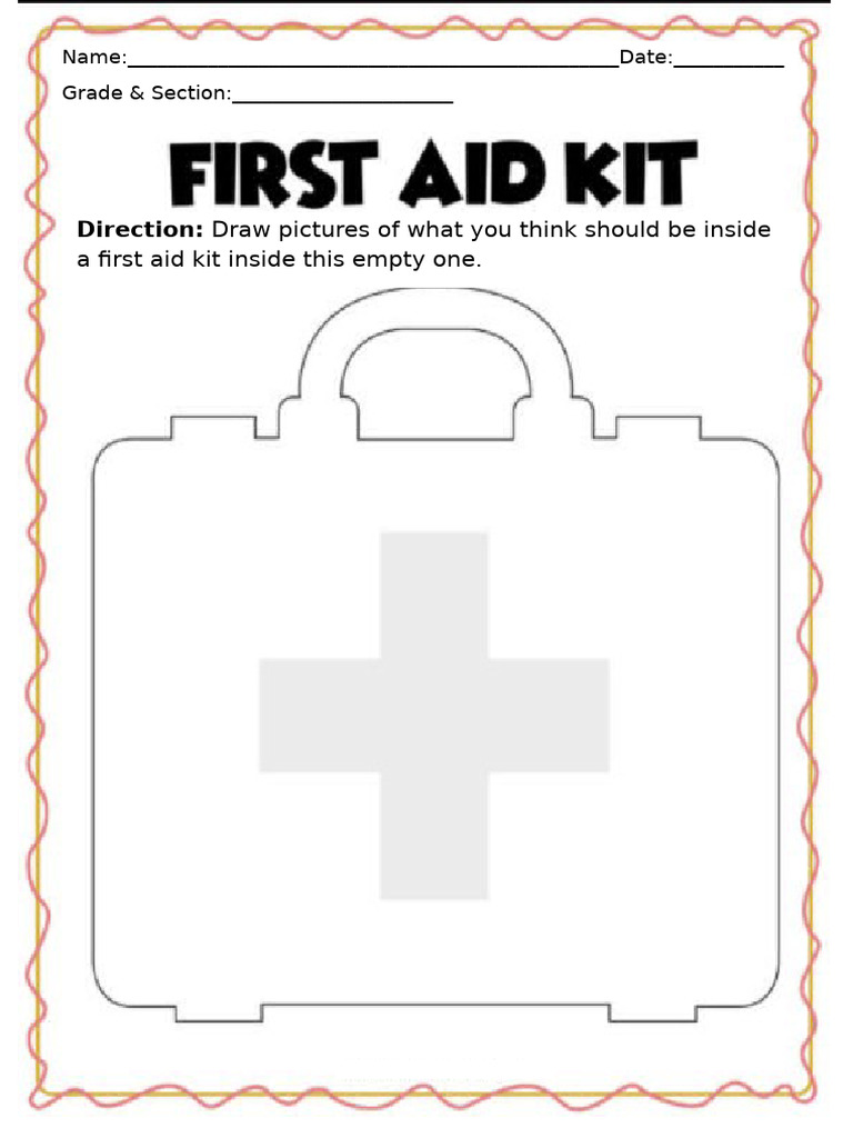My First Aid Kit | PDF