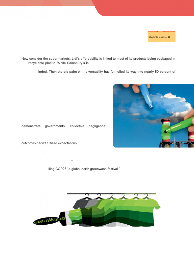 Reading Comprehension Greenwashing | PDF | Natural Environment