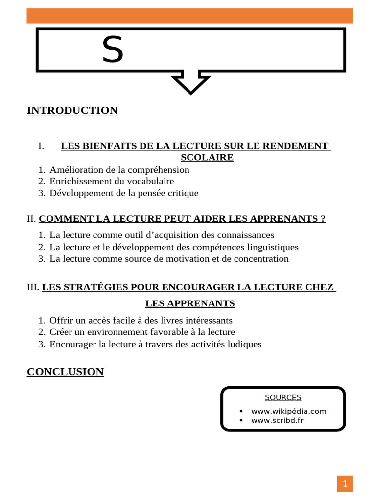 Expose de Francais Tle | PDF | Lexique | Apprentissage