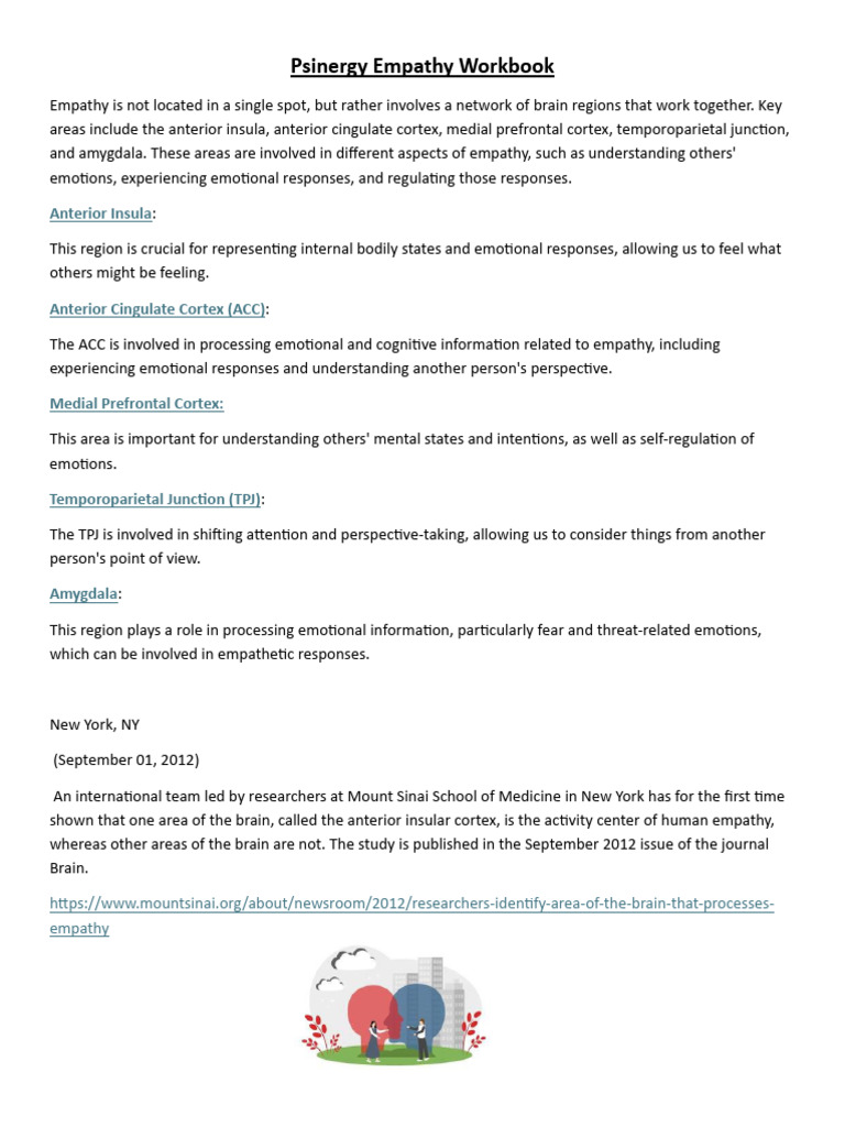 P Sinergy Empathy Work Book | PDF | Empathy | Insular Cortex