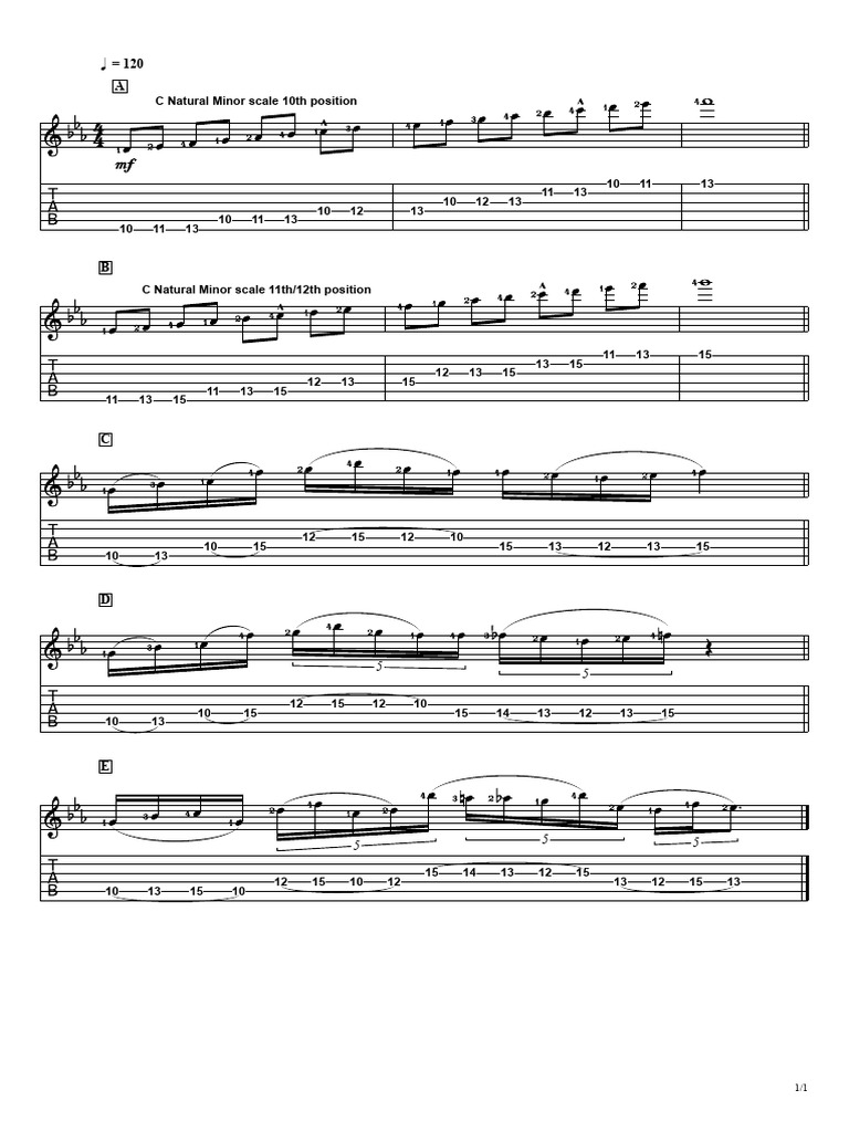Es 1 | PDF | Musical Scales | Melody