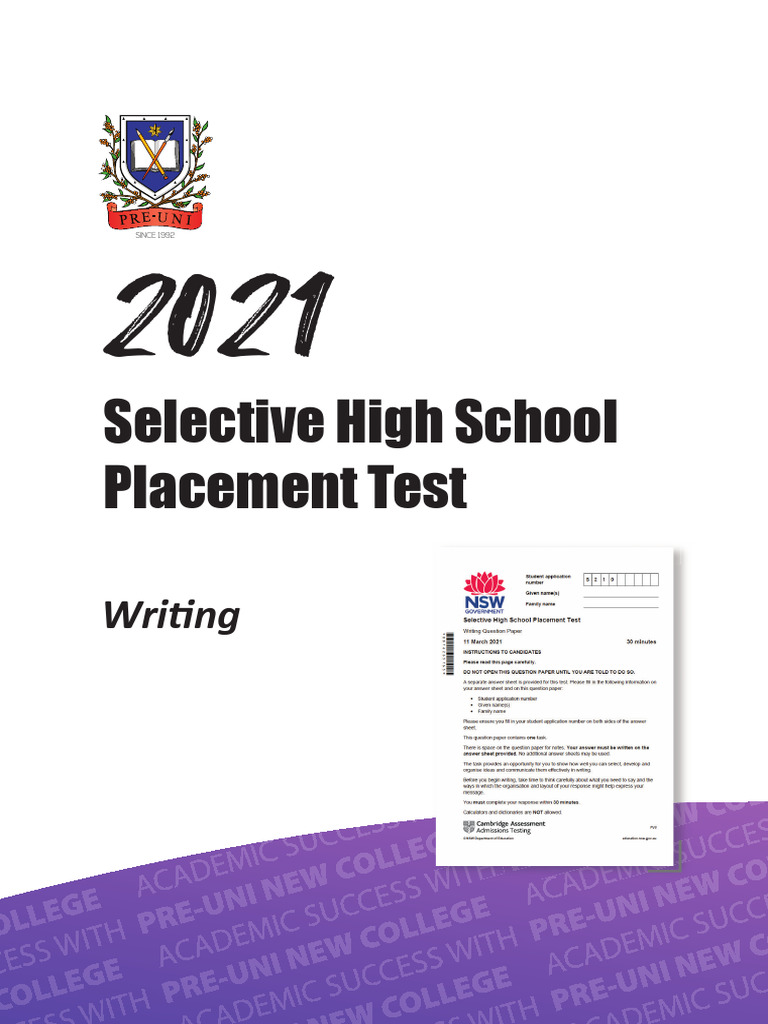 2021 SSPT Writing Question Answer Sheet | PDF