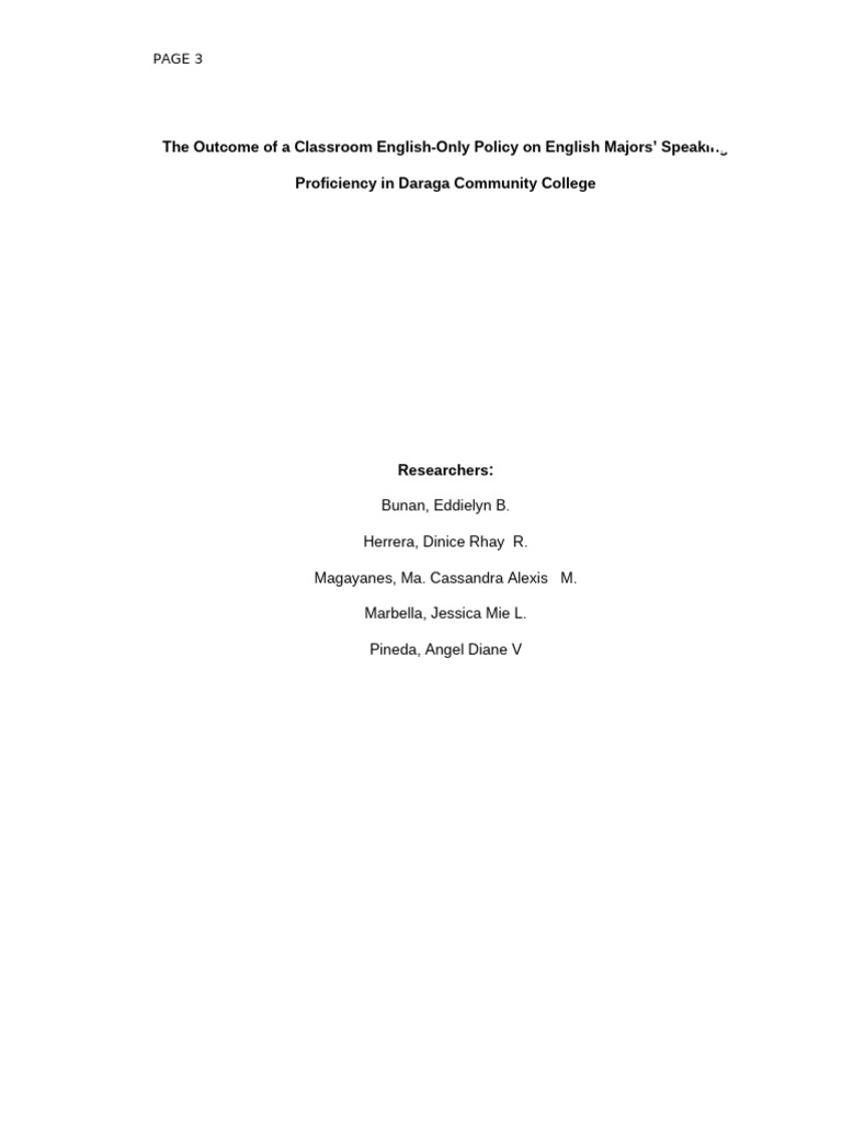 RESERTZ | PDF | English As A Second Or Foreign Language | Qualitative ...