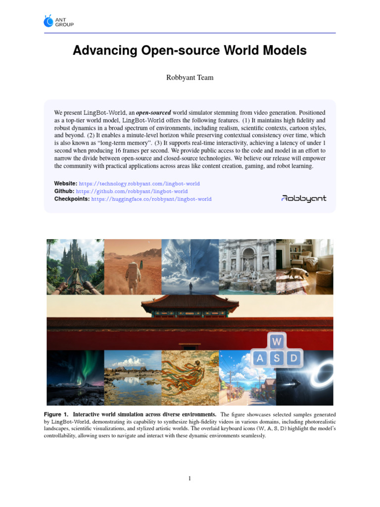 Advancing Open-Source World Models | PDF | Rendering (Computer Graphics ...