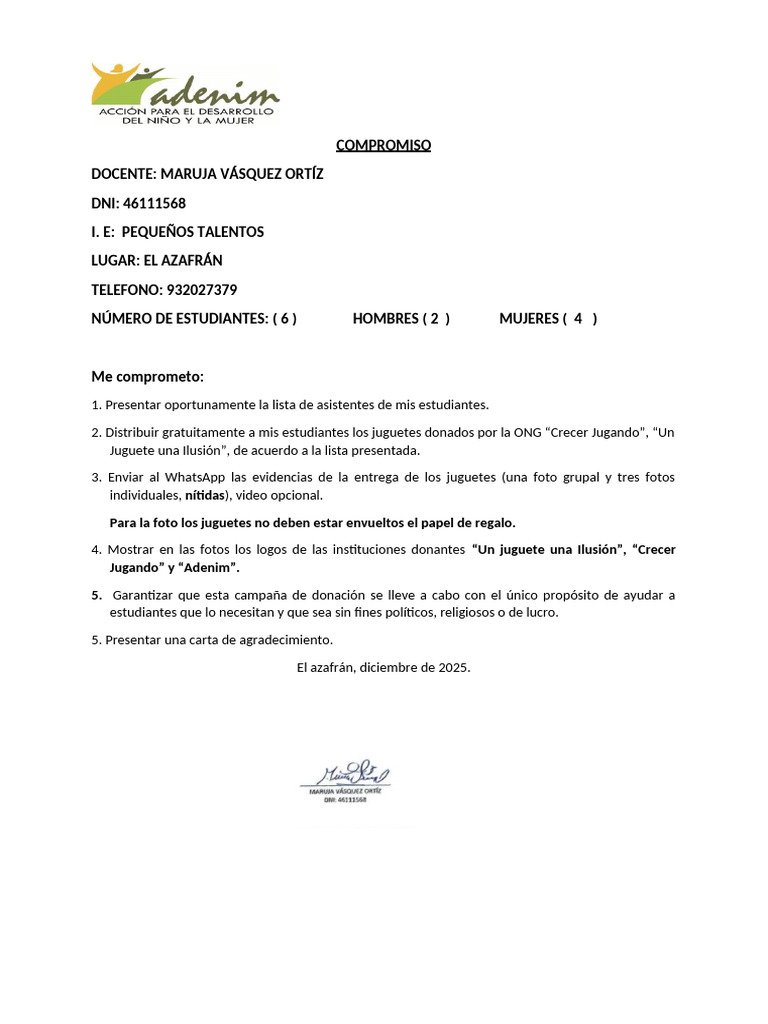 COMPROMISO | PDF