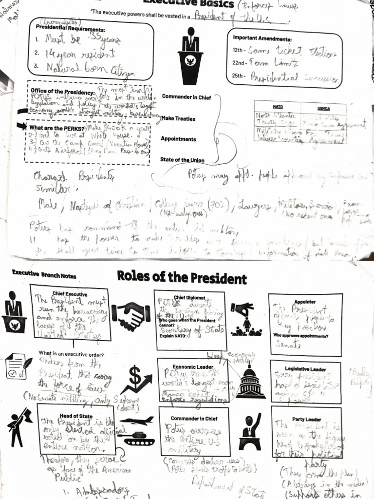 Executive Branch Notes | PDF