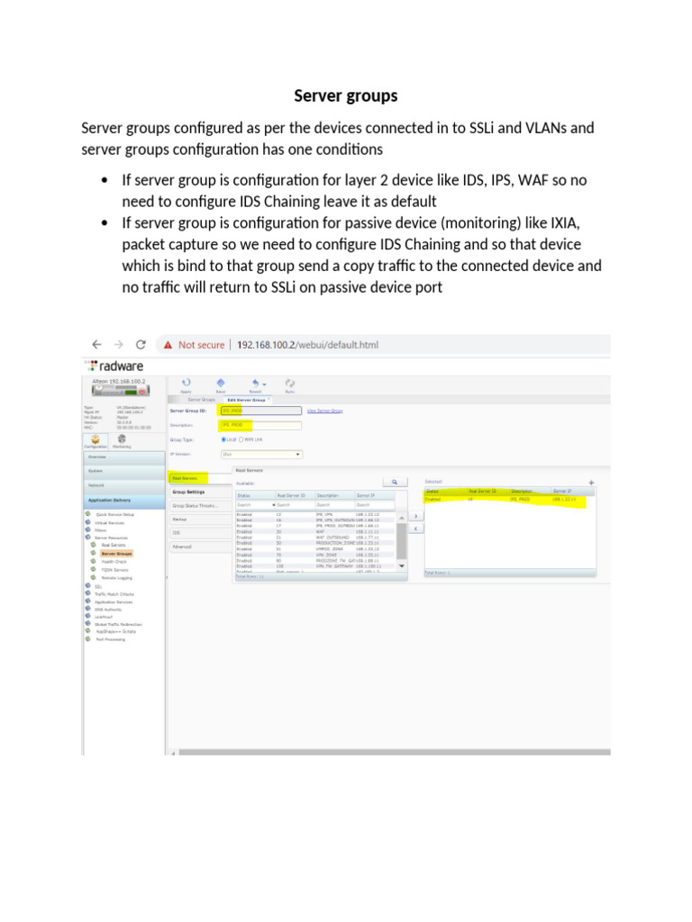 04 - Server Groups Configuration | PDF