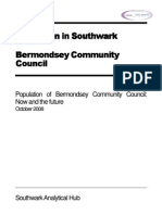 Population of Bermondsey Community Council: Now and The Future