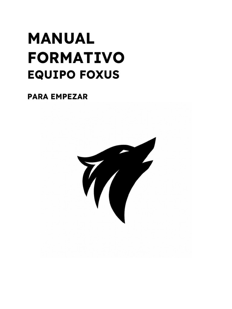 Enero - Manual Foxus Principiante | PDF | Documento de identidad