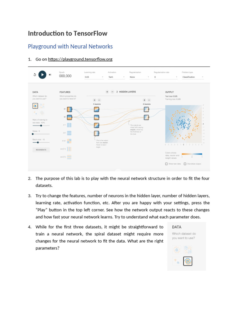 DeepLearning Part 1 - Introduction To TensorFlow | PDF | Deep Learning ...