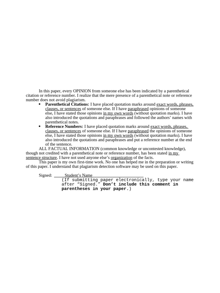 Pledge Page | PDF