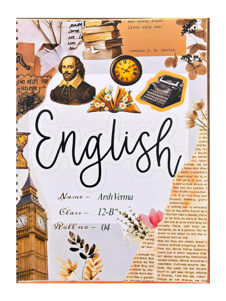 English Practical File Sample | PDF