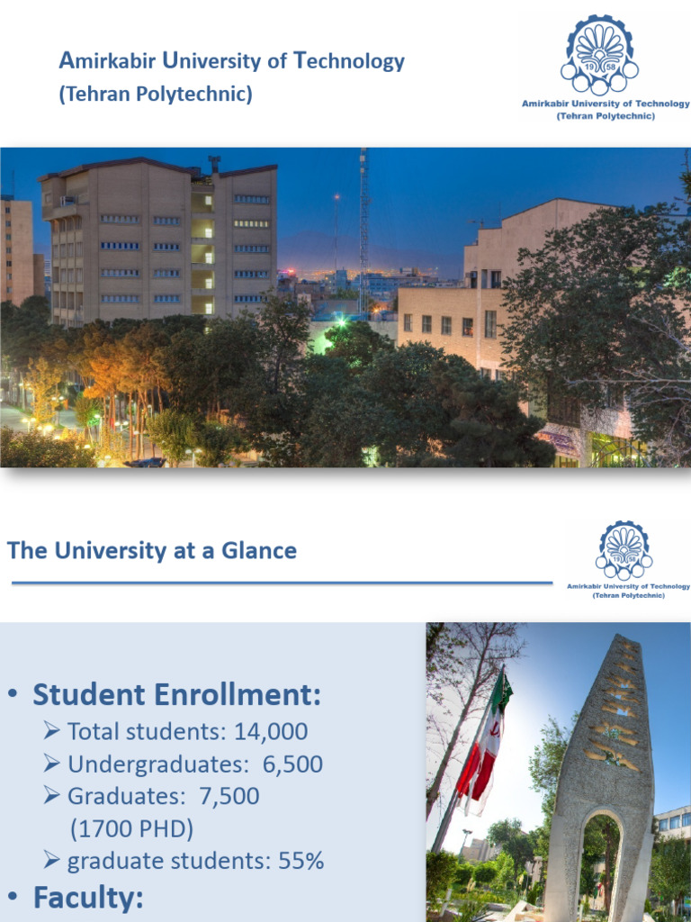 Amirkabir University of Technology | PDF | Engineering | Science