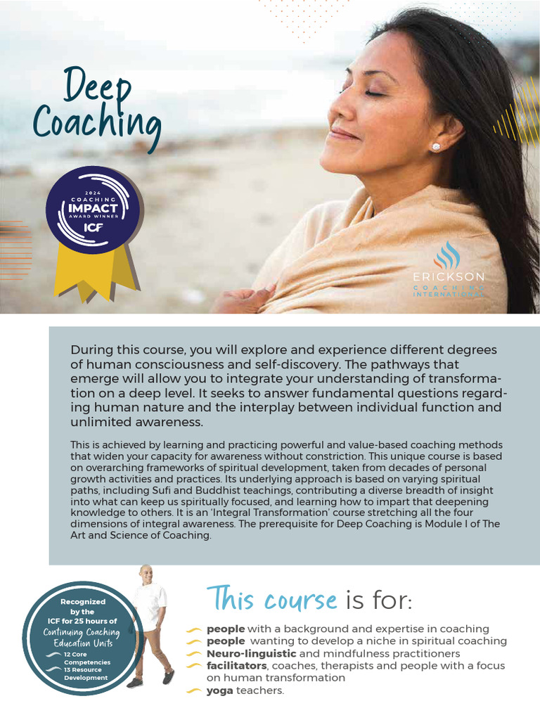 Deep Coaching介紹 | PDF | Awareness | Personal Development