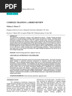 Download Complex Training - A Brief Review by afs3jz53 SN9914053 doc pdf