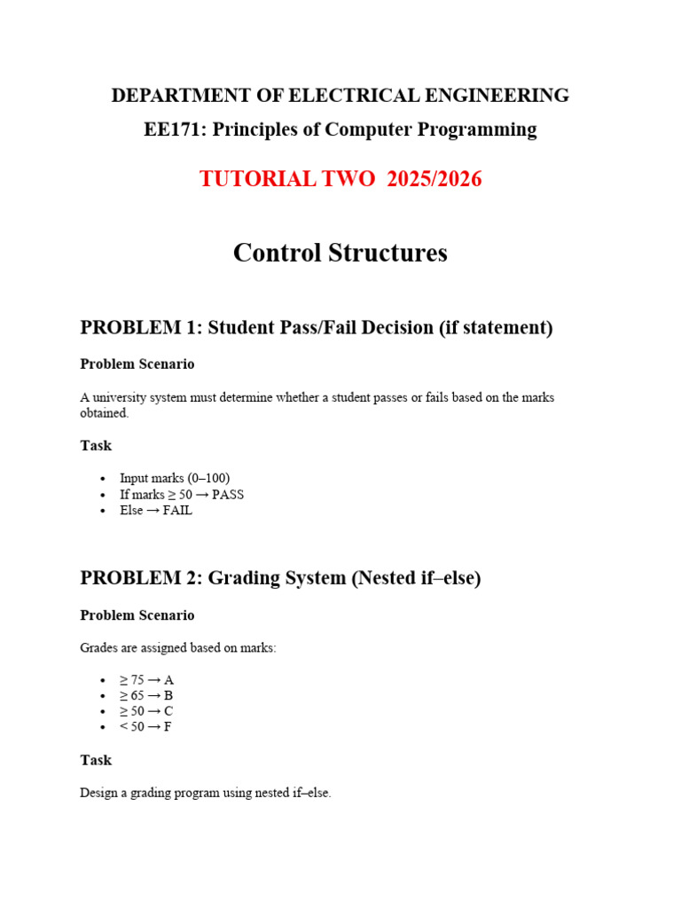 Tutorial 2 | PDF