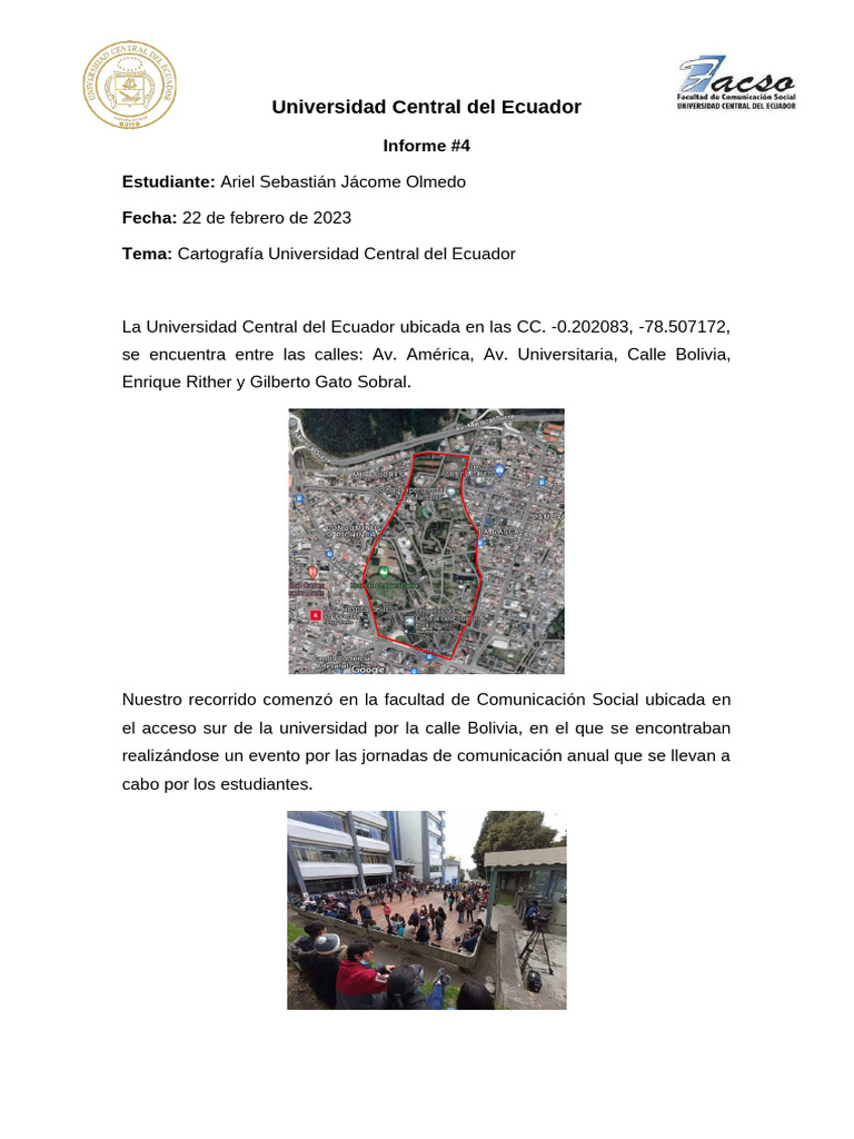Cartografía UCE | PDF