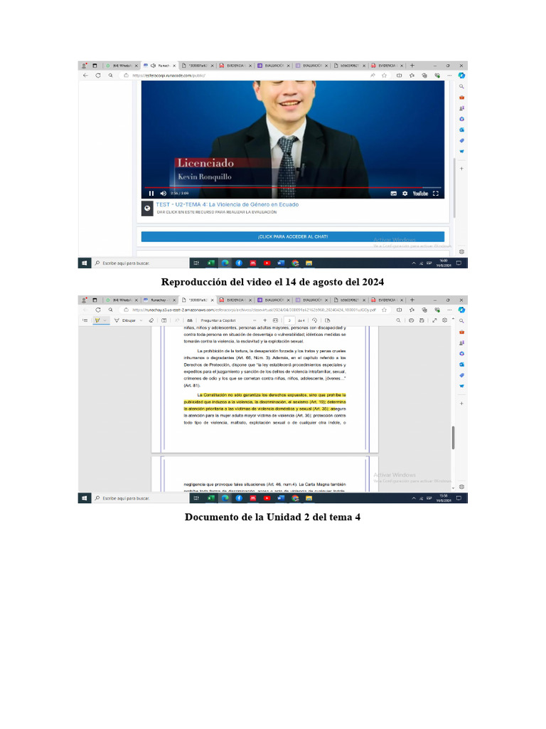Evidencia Unidad 2 Tema 4 Modulo 1 | PDF