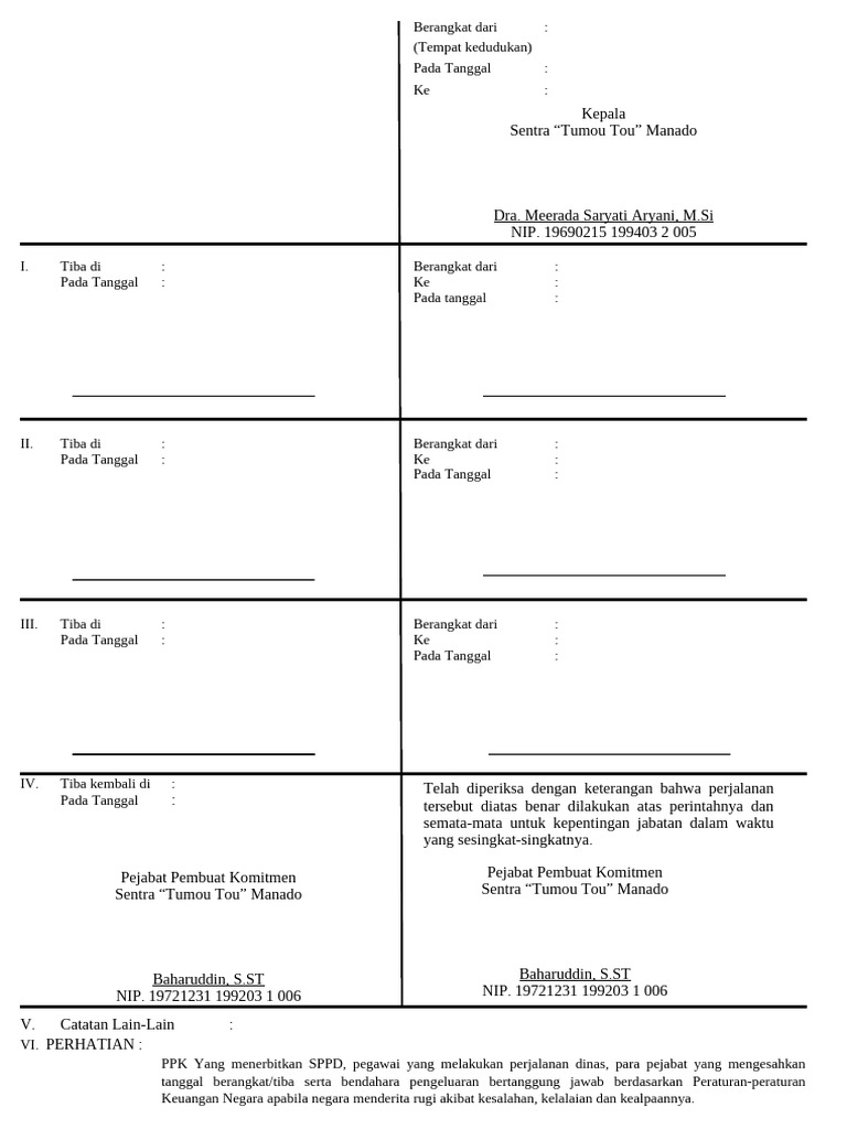 SPPD Format A4 | PDF