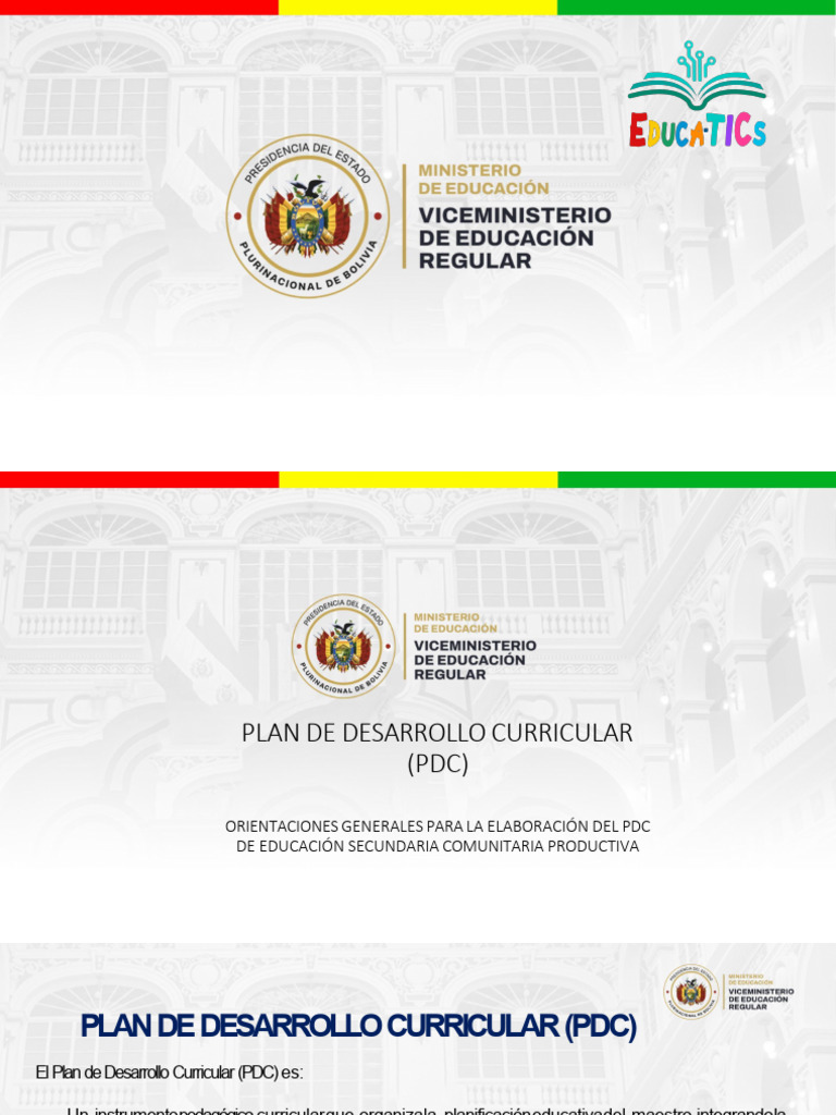 Presentación PDC SEC 2026 v1 | PDF | Plan de estudios | Aprendizaje