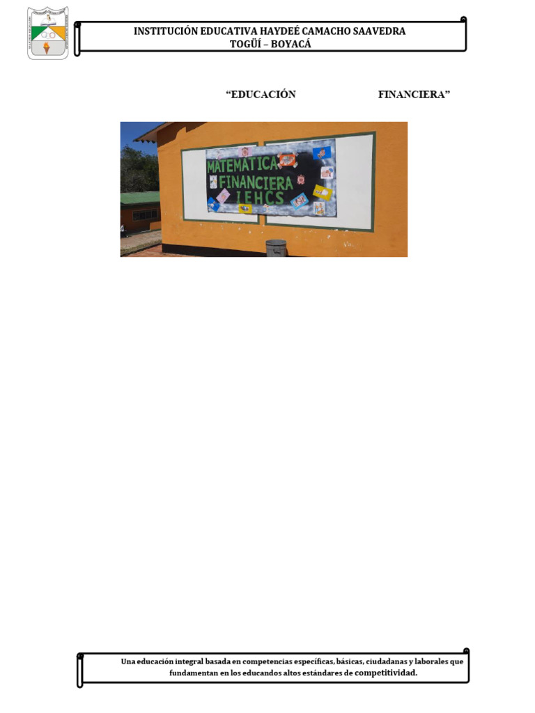 Proyecto Matemática Financiera 2025 | PDF | Interés | Toma de decisiones