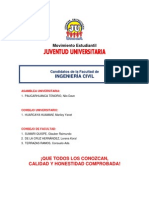 Candidatos de La Facultad de Ingeniería Civil