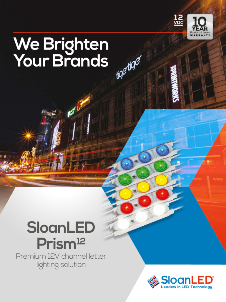 ProductBrochure SloanLEDPrism12 US Canada | PDF | Light Emitting Diode ...