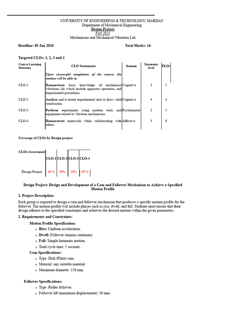 Design Project MV-fall 2025.Docx | PDF | Theory | Knowledge