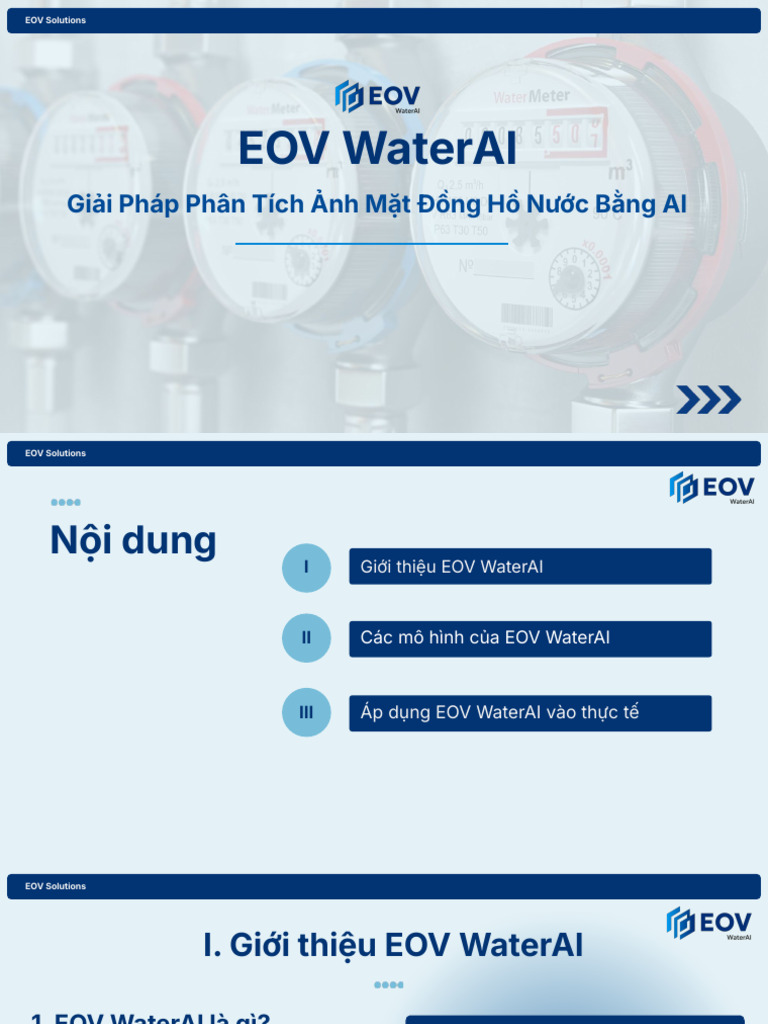 EOV WaterAI - Product Slide | PDF