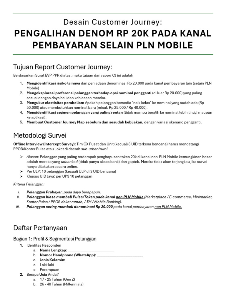 Desain Customer Journey Denom 20K | PDF