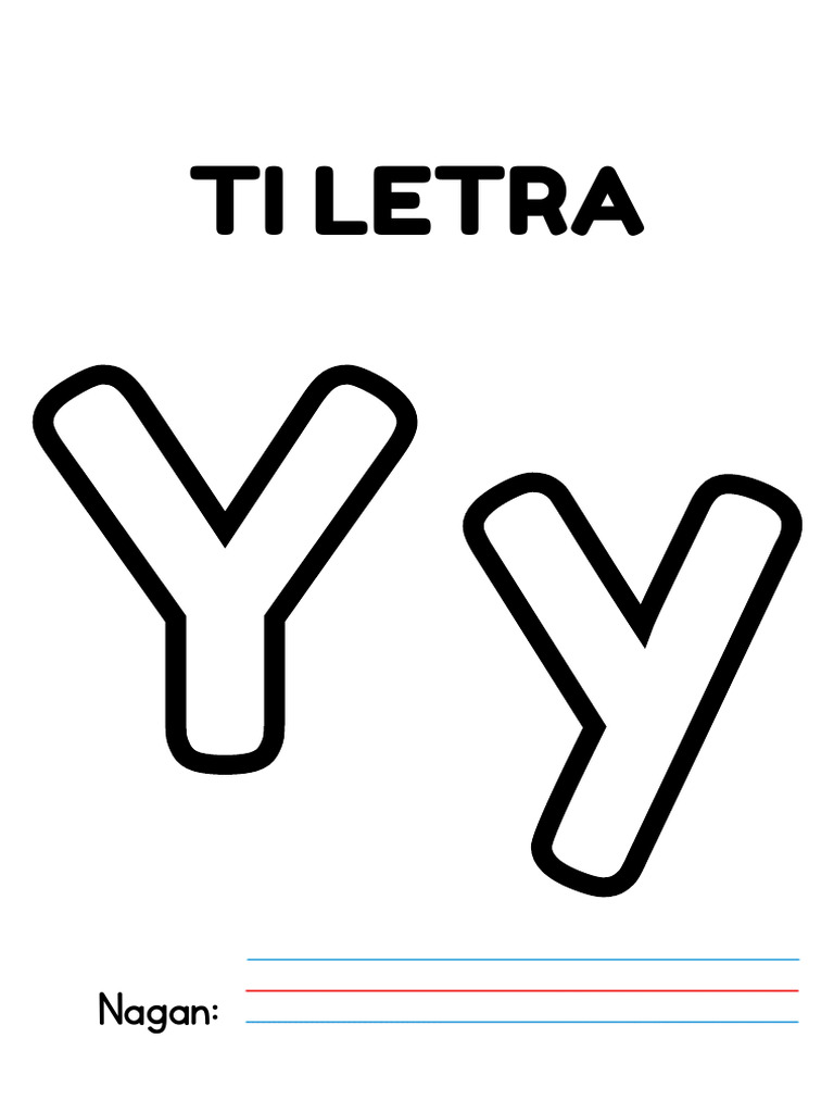 Letter Yy Workbook | PDF