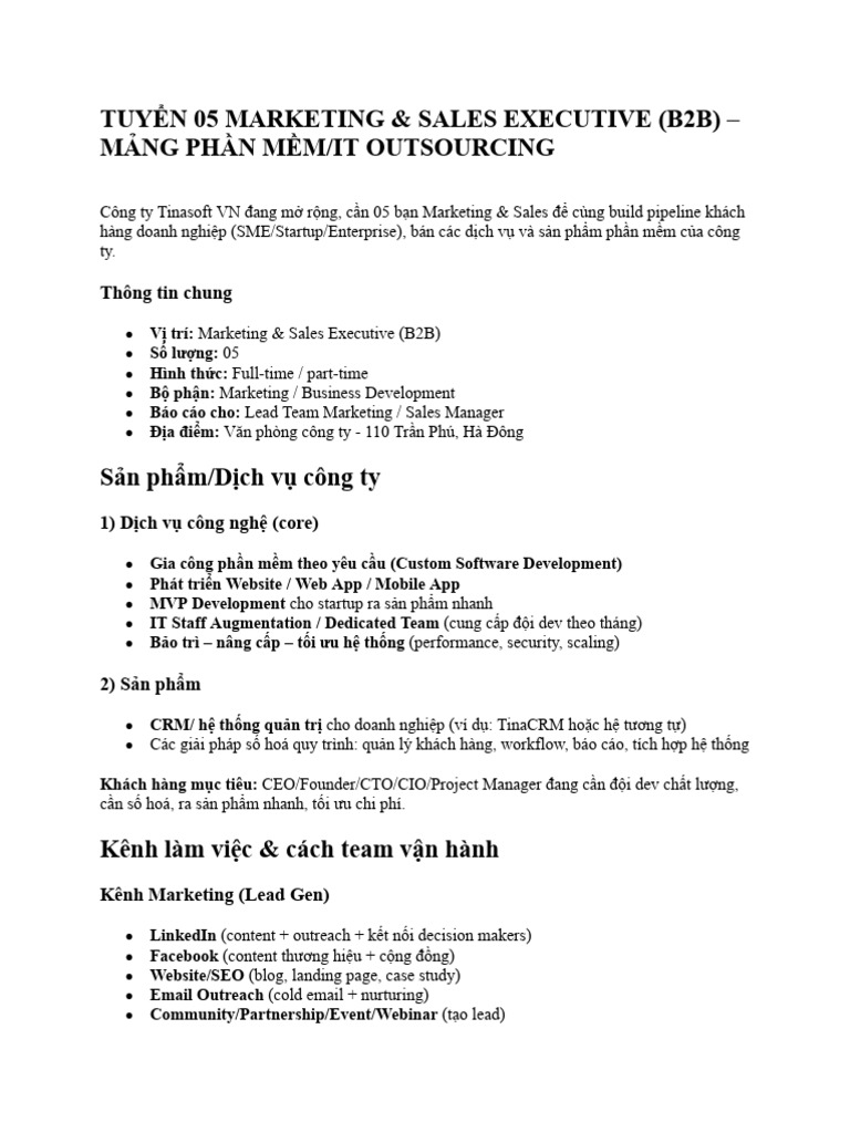 Jd Marketing Sales | PDF