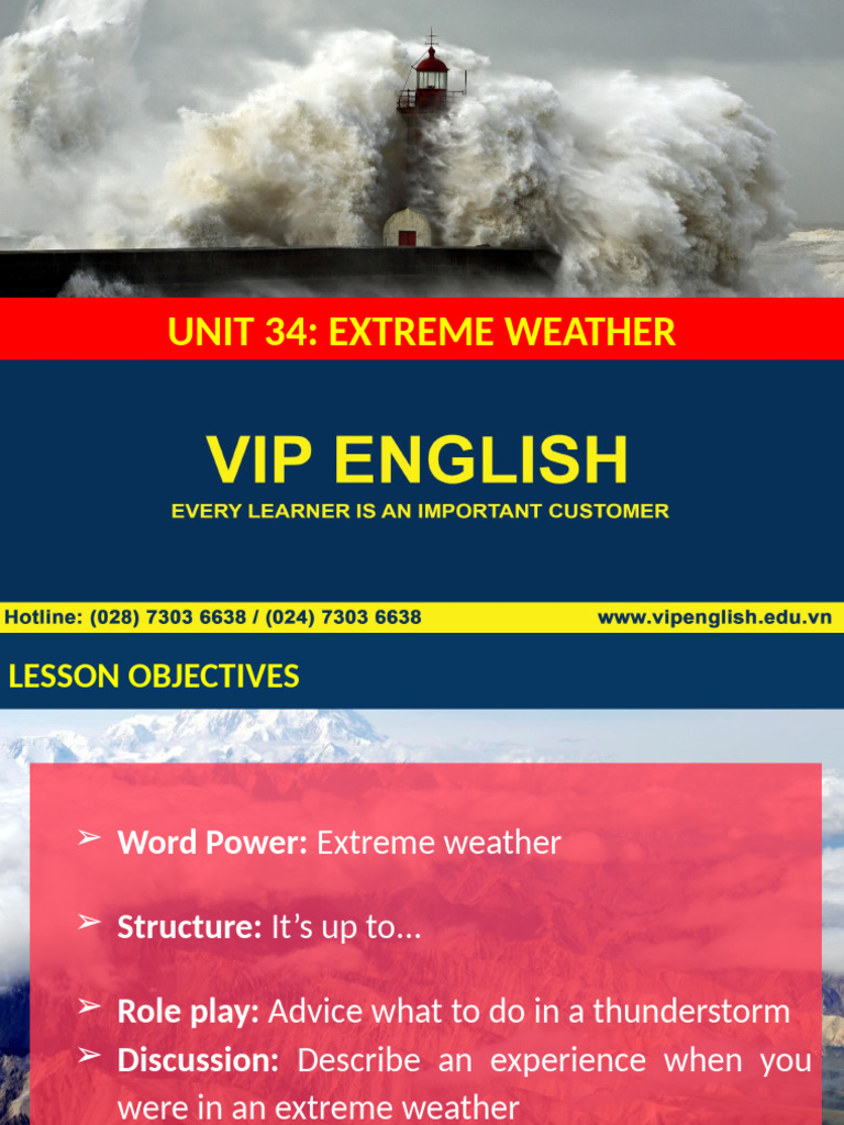 Unit 34 - Extreme Weather (Guided Talk - Level A) 21-1-2026 | PDF