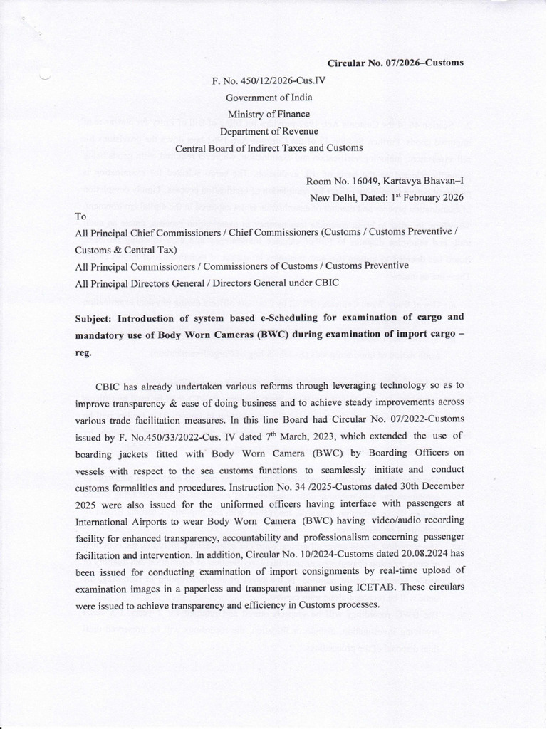 Circular No 07 2025 | PDF
