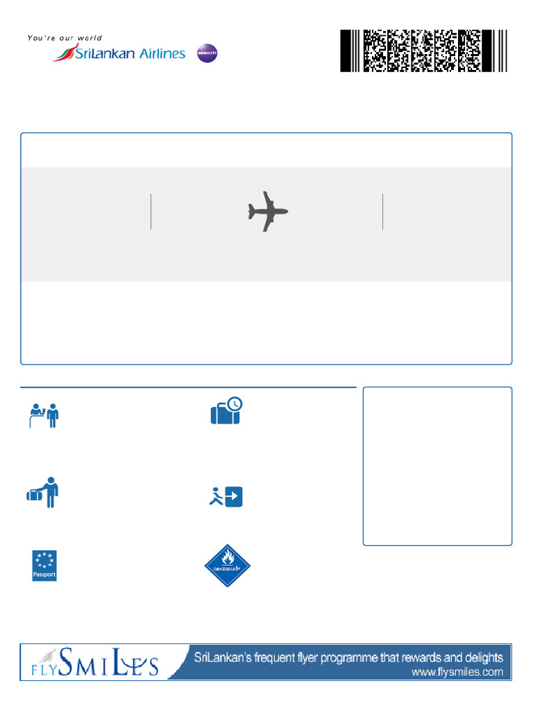 Cmb to bom | PDF | Baggage | Aviation