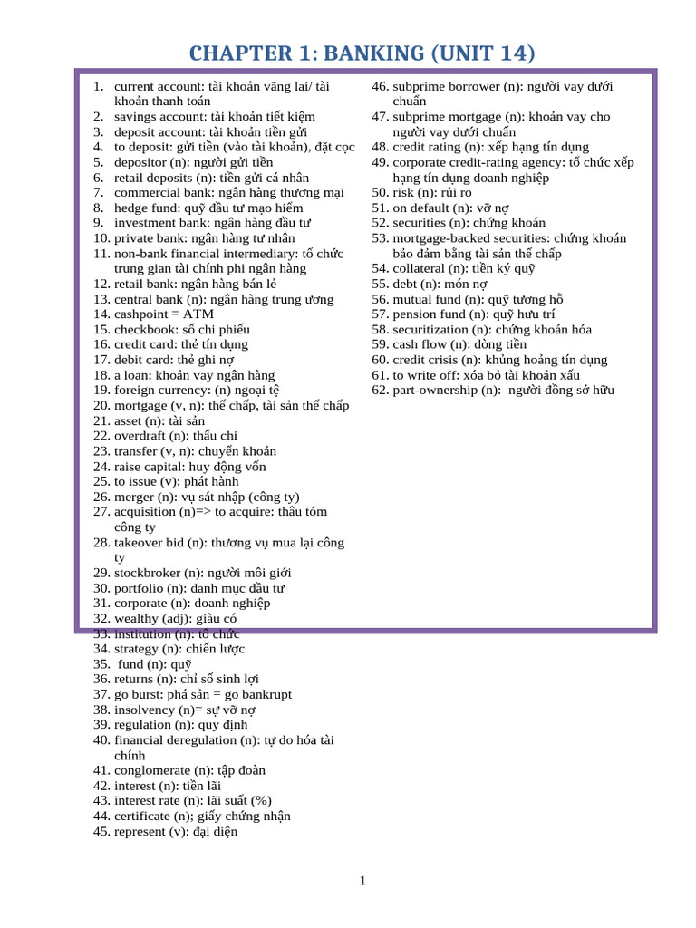 Further Practice - Chapter 1 | PDF | Loans | Credit