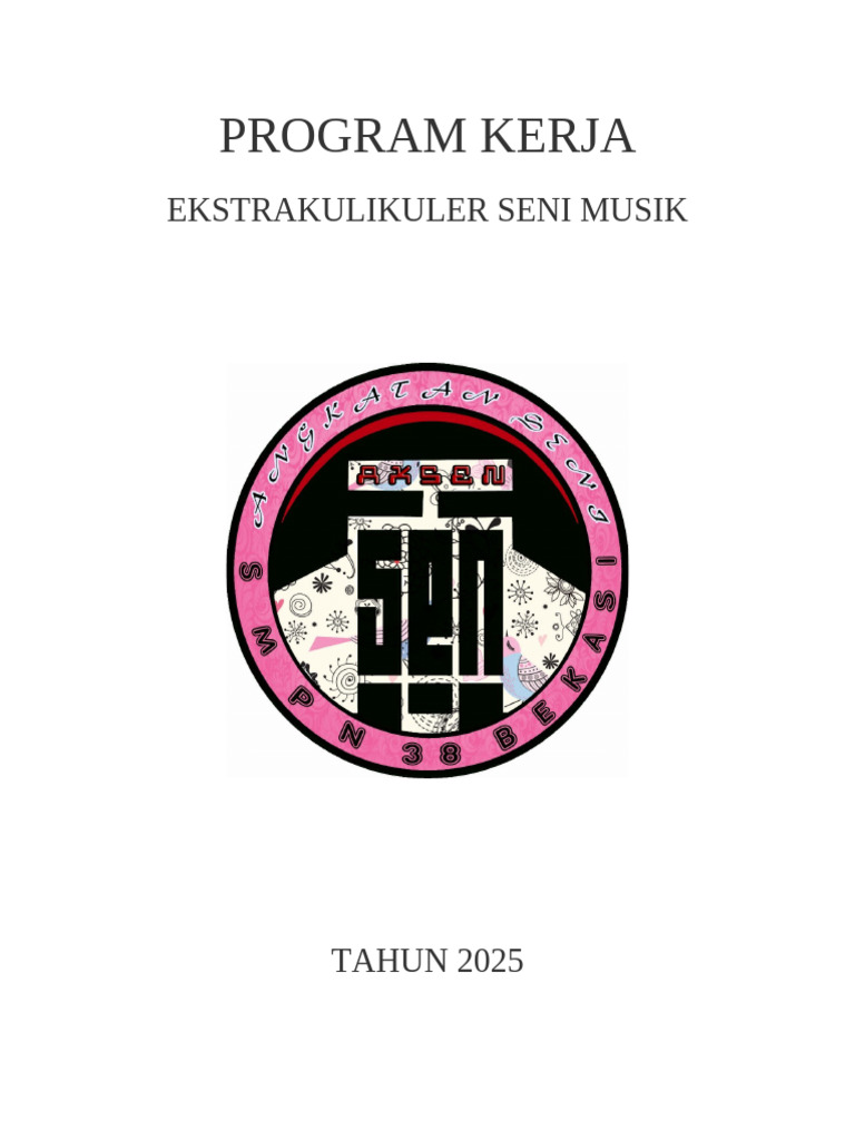 Program Kerja Eskul Seni Musik | PDF
