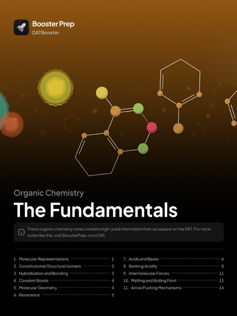 Ochem Booster Notes | PDF | Intermolecular Force | Ionic Bonding