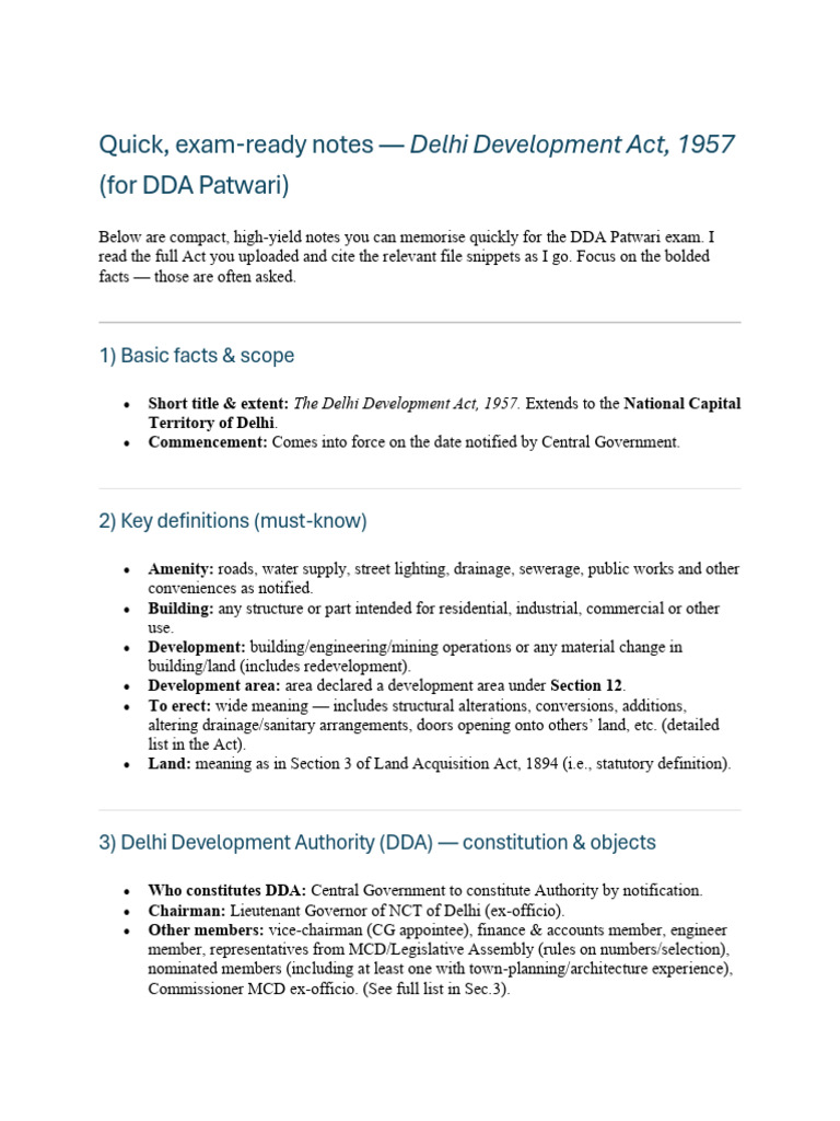 Dda Act 1957 | PDF | Appeal | Lawsuit