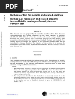 As 2331.3.9-2001 Methods of Test for Metallic and Related Coatings Corrosion and Related Property Tests - Met