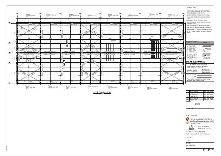 3 - Roof Framing Plan | PDF | Building Engineering | Mechanical Engineering