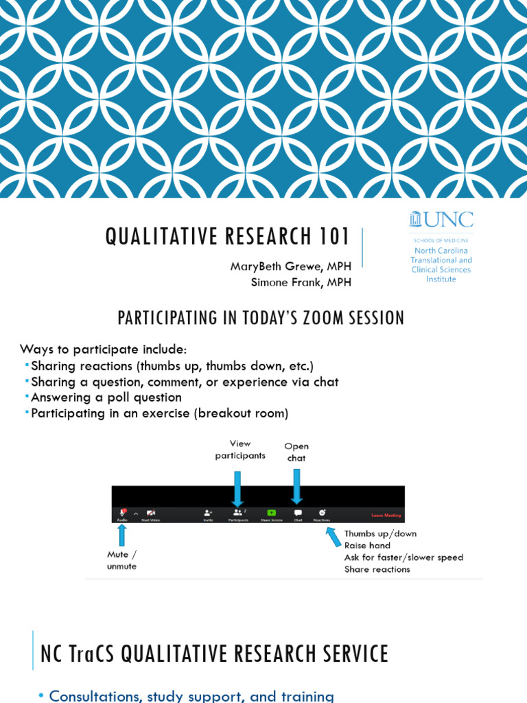 Qualitative Research 101 - 02!07!2025 | PDF | Qualitative Research ...