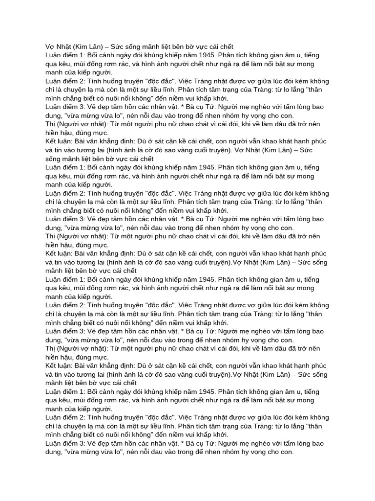 Văn 1 - 1 | PDF