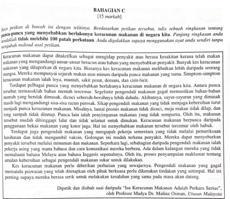 Bahagian C | PDF
