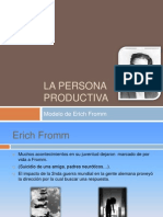 Erick Fromm - La Persona Productiva