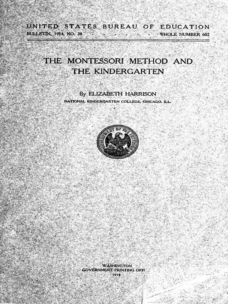 The Montessori Method and The Kindergarten @betemetsahfti Tigray | PDF ...