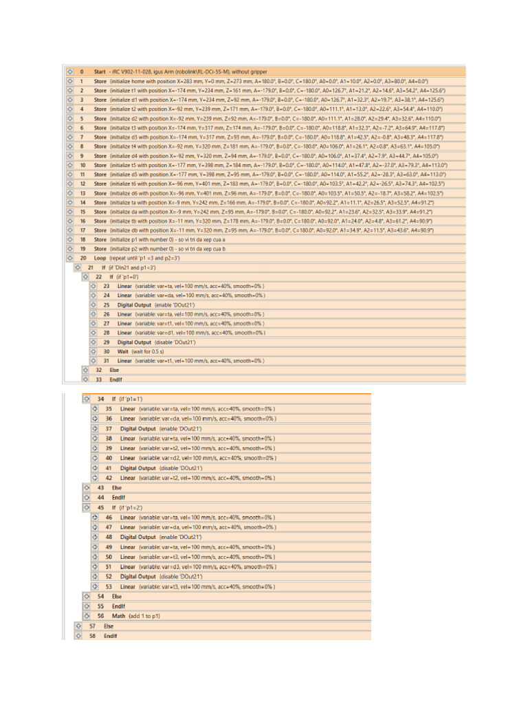 Robot Code | PDF