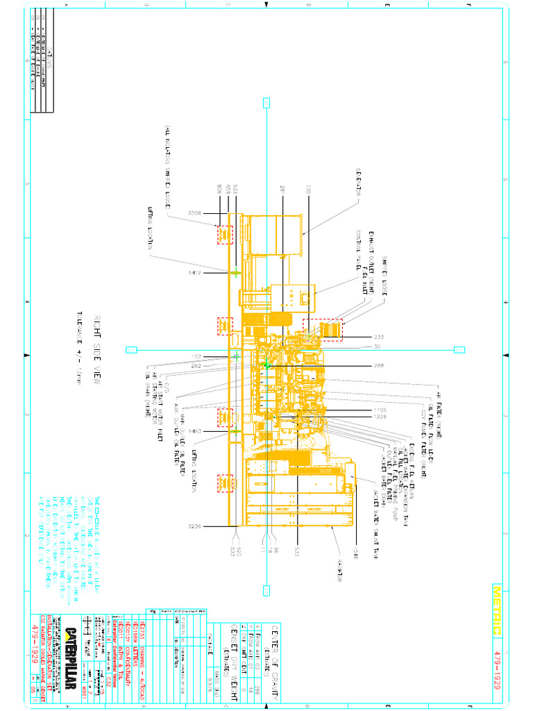 Emergency Generator Drawing Model (1) | PDF